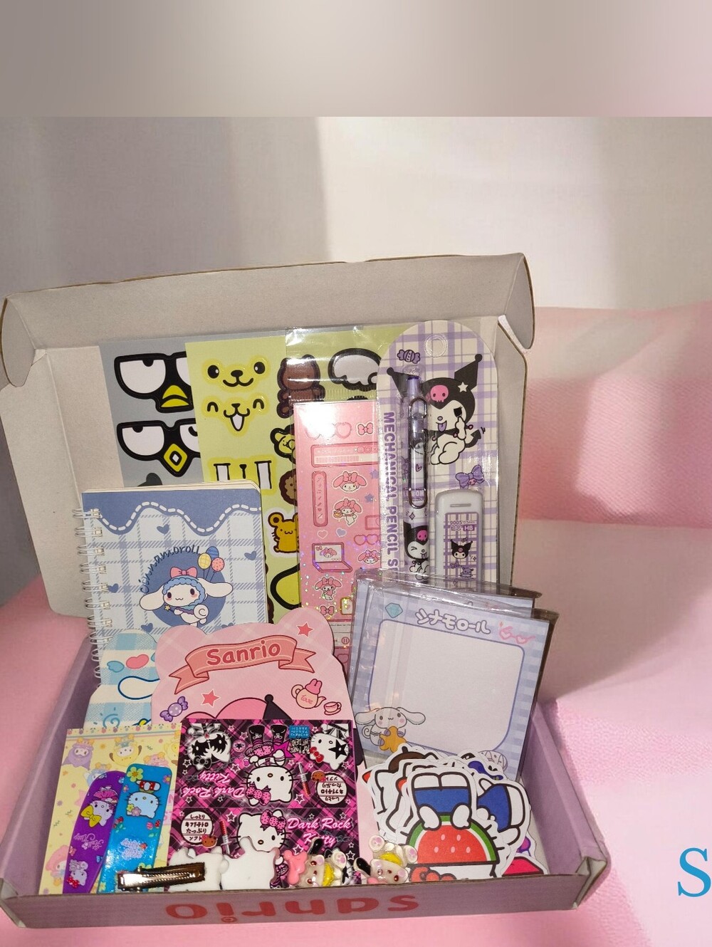 Sanrio Pastel Pink & Lavender Stationery Bundle